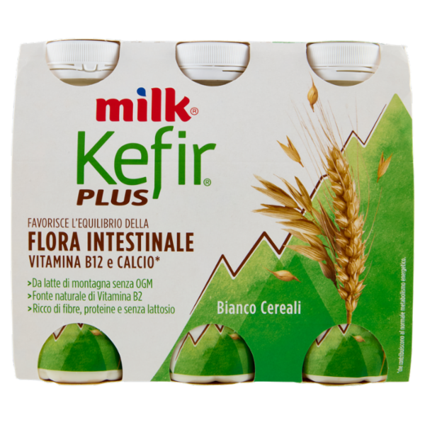 Milk Kefir Plus Bianco Cereali 6 x 100 g