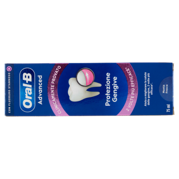 Oral-B Advanced Dentifricio Protezione Gengive Menta Fresca 75 ml