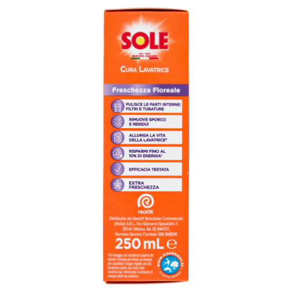 Sole Freschezza Floreale Cura Lavatrice 250 ml