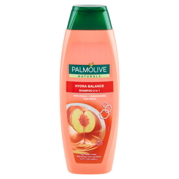 Palmolive shampoo Naturals Hydra Balance 2in1 con pesca 350 ml