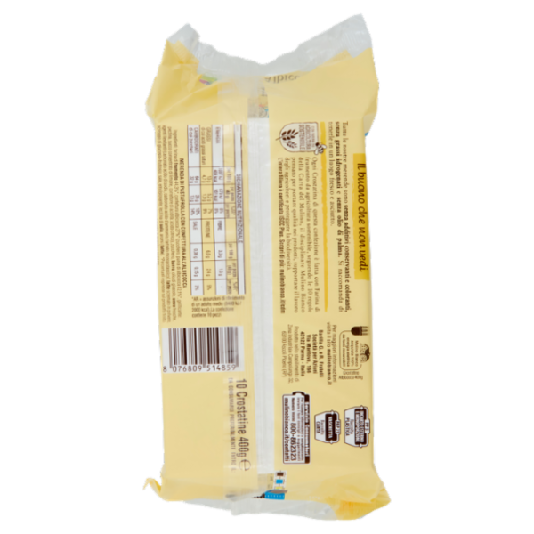 Mulino Bianco Crostatine Albicocca Merenda con 100% Albicocche Italiane 10 pezzi 400g