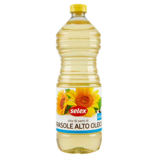 Selex Olio di Semi di Girasole Alto Oleico 1 L