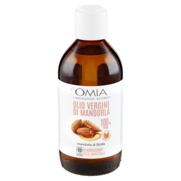 Omia Laboratori Ecobio Olio Vergine di Mandorla mandorla di Sicilia Elasticizzante 200 ml