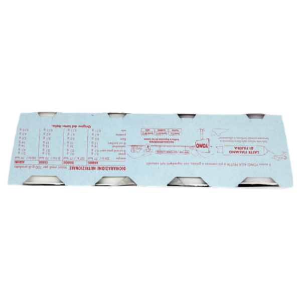 Yomo Yogurt Zero% Grassi Ananas, Fragole, Ciliegie e Amarene, Agrumi di Sicilia 8 x 125 g