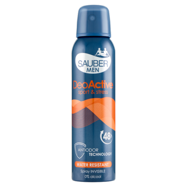 Sauber Men DeoActive sport & stress Spray 150 ml