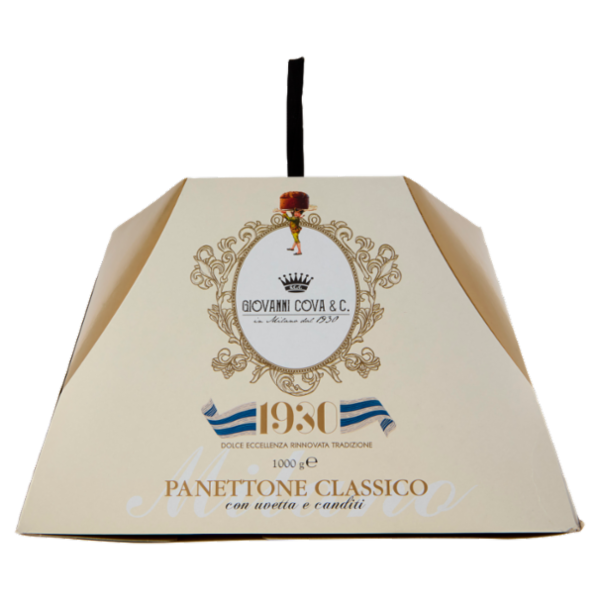 Giovanni Cova & C. Panettone Classico con uvetta e canditi 1000 g
