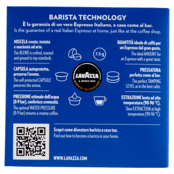 Lavazza A Modo Mio crema e gusto Classico 16 Capsule 120 g