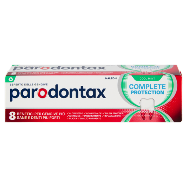 Parodontax dentifricio Complete Protection Cool Mint denti e gengive più sane con fluoro 75 ml