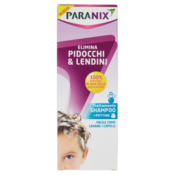 Paranix Elimina Pidocchi & Lendini Trattamento Shampoo + Pettine 200 ml