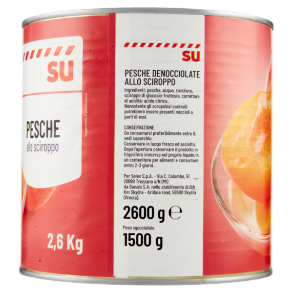 Sù Pesche allo Sciroppo 2,6 kg