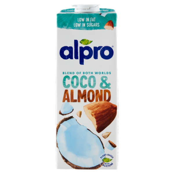 Alpro Classico Cocco e Mandorla, Bevanda 100% Vegetale, Basso in grassi, Senza Lattosio, 1l