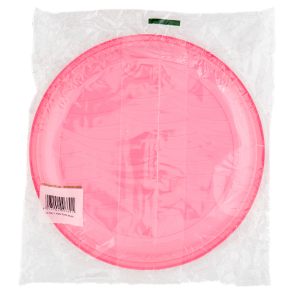 Selex Natura Chiama Piatti Piani Biodegradabili e Compostabili Ecologici Rosa 10 pezzi