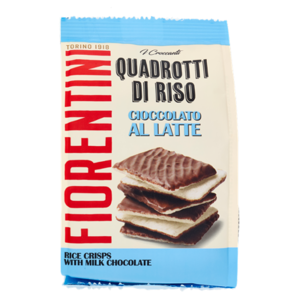 Fiorentini i Croccanti Quadrotti di Riso Cioccolato al Latte 80 g