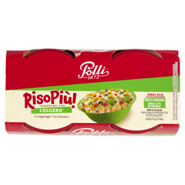 Polli Riso Più! insalata per riso Leggero* 2 x 300 g