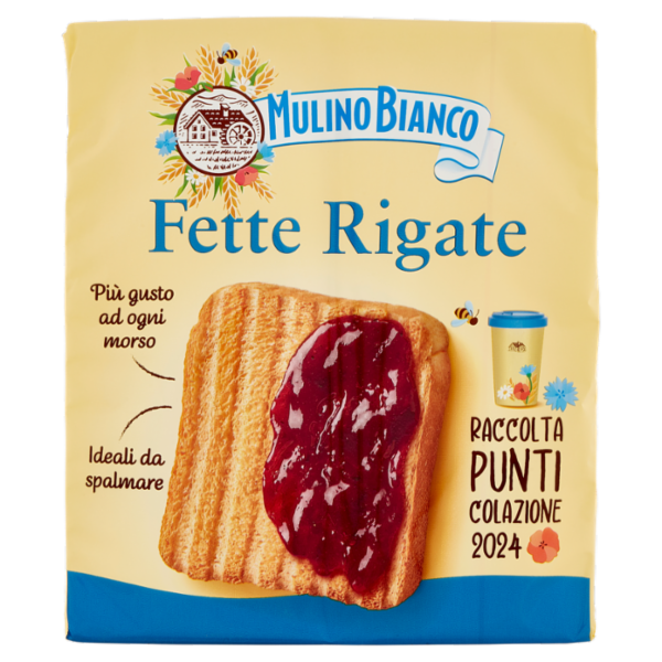 Mulino Bianco Fette Biscottate Rigate 315g