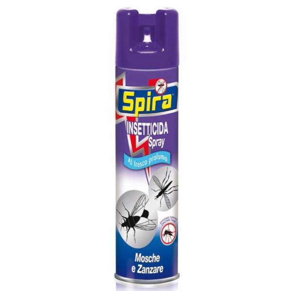Spira Mosche e Zanzare Insetticida Spray 400 ml