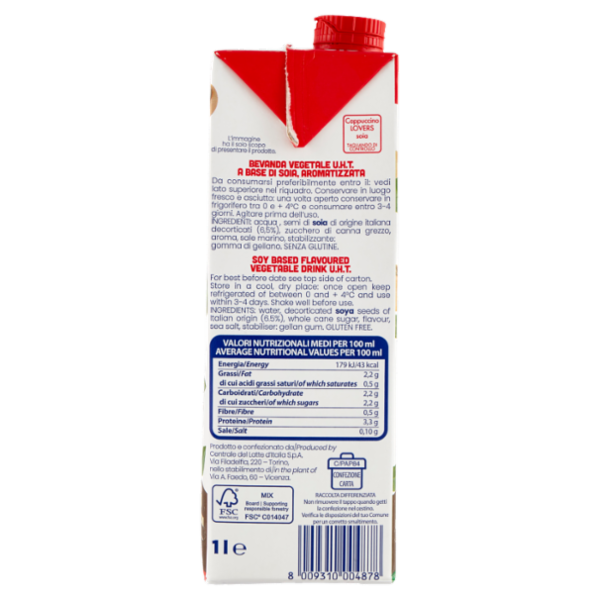 Cappuccino Lovers Soia 1 Litro