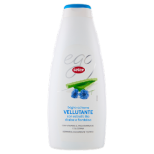 Selex Ego Bagno Schiuma Vellutante Aloe e Fiordaliso 750 Ml
