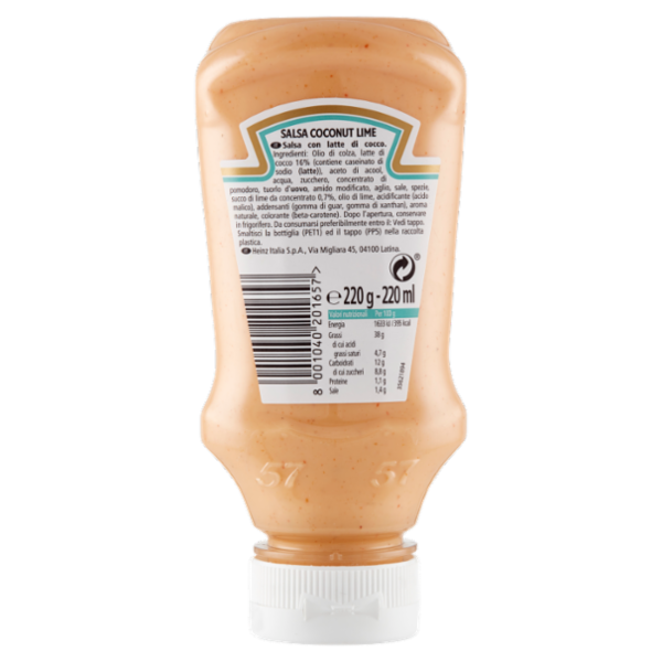 Heinz Salsa Coconut Lime 220 g