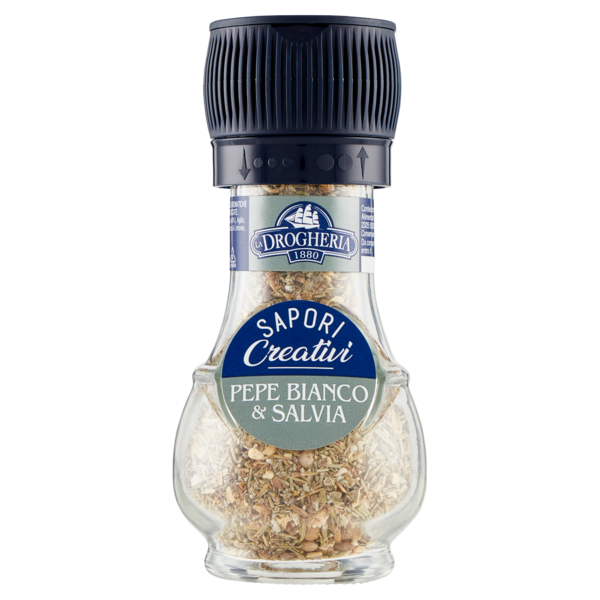 La Drogheria 1880 Sapori Creativi Pepe Bianco & Salvia 40 g