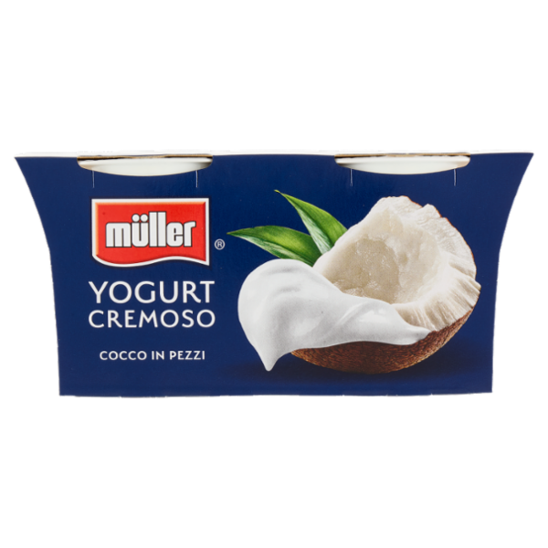 müller Yogurt Cremoso Cocco in Pezzi 2 x 125 g