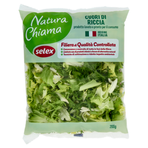 Selex Natura Chiama Indivia Riccia Lavata e Pronta da Condire 200 g