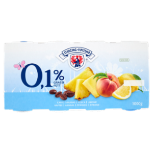 Sterzing Vipiteno 0,1% Grassi Yogurt Caffé, Ananas, Pesca, Limone 8 x 125 g