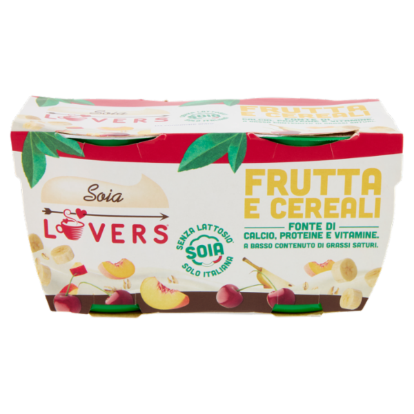 Soia Lovers Frutta e Cereali 2 x 125 g