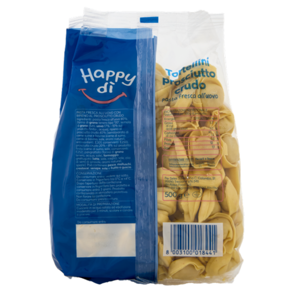 Happy dì Tortellini al Prosciutto Crudo 500 g