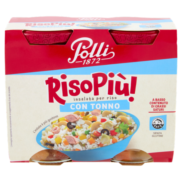 Polli Riso Più! insalata per riso con Tonno 2 x 290 g
