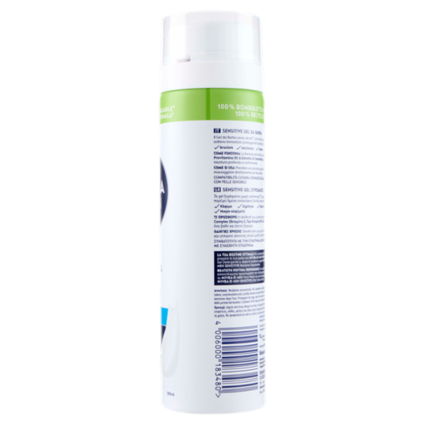 Nivea Men Sensitive Gel da Barba 200 ml