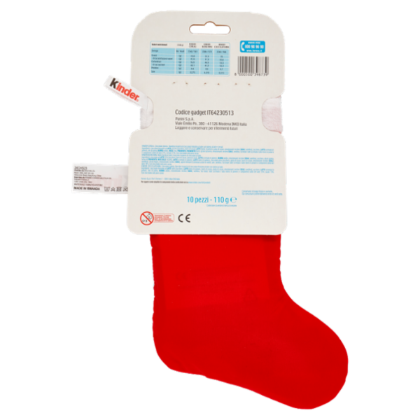 Kinder Happy Calza Super Mario 10 pezzi 110 g