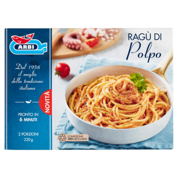 Arbi Ragù di Polpo 220 g