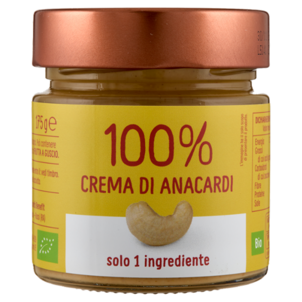 Euro Company 100% Crema di Anacardi Bio 175 g