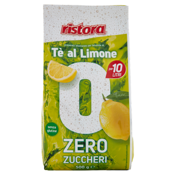ristora preparato istantaneo per bevanda di Tè al Limone Zero Zuccheri 500 g