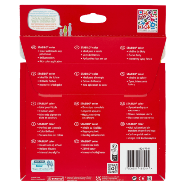 STABILO color matite colorate - astuccio da 24 pz.
