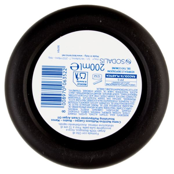 Leocrema Crema Multiuso nutriente con Olio di Argan 100% Biologico 200 ml