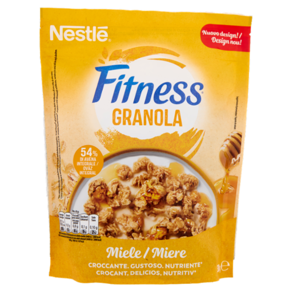 FITNESS Granola Miele con Avena e Cereali Integrali 300g