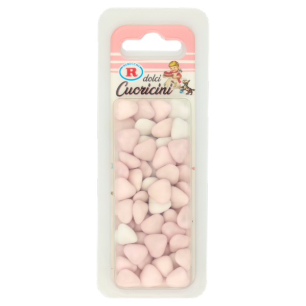 Mariarosa dolci Cuoricini con Cuore di Cioccolato Fondente Rosa 60 g