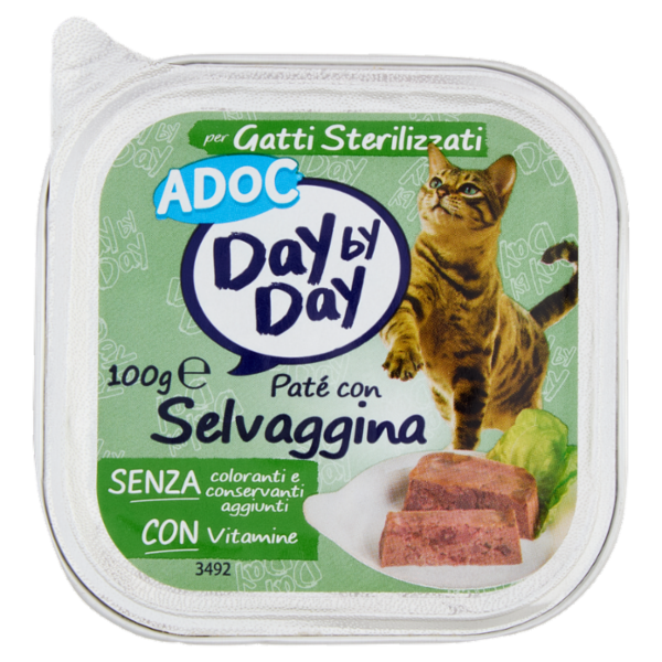 ADoC Day by Day per Gatti Sterilizzati Paté con Selvaggina 100 g