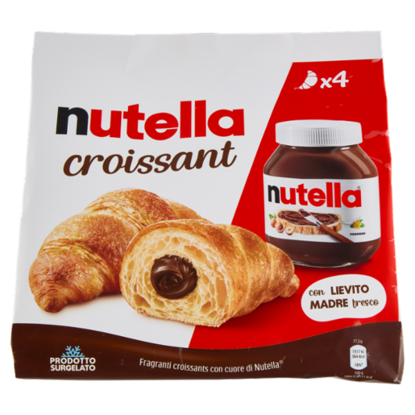 nutella croissant 4 pezzi 340 g