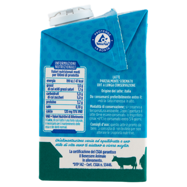 Granarolo Parzialmente Scremato UHT a Lunga Conservazione 500 ml