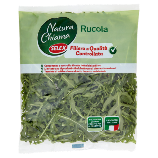 Selex Natura Chiama Rucola Lavata e Pronta per il Consumo 150 g