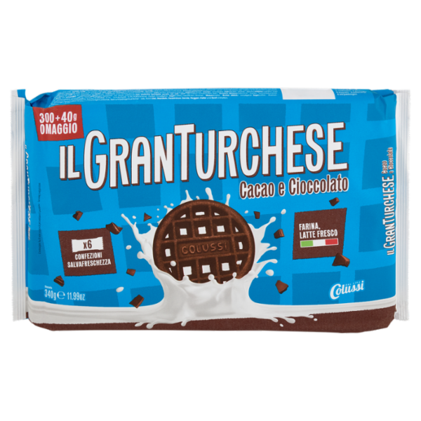 Colussi il GranTurchese Cacao e Cioccolato 340 g