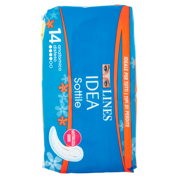 Lines Idea Sottile anatomico disteso 14 pz