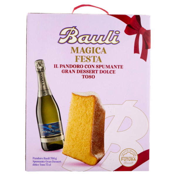 Bauli Magica Festa Pandoro Bauli 700 g + Spumante Cuvée dolce Sant'Orsola 75 cl