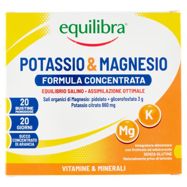 equilibra Potassio & Magnesio Bustine Monodose 20 x 7 g