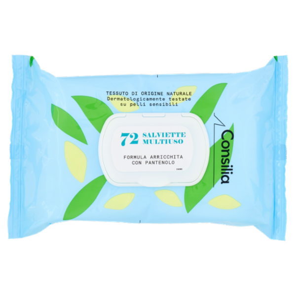 Consilia Salviettine Multiuso 72 pezzi