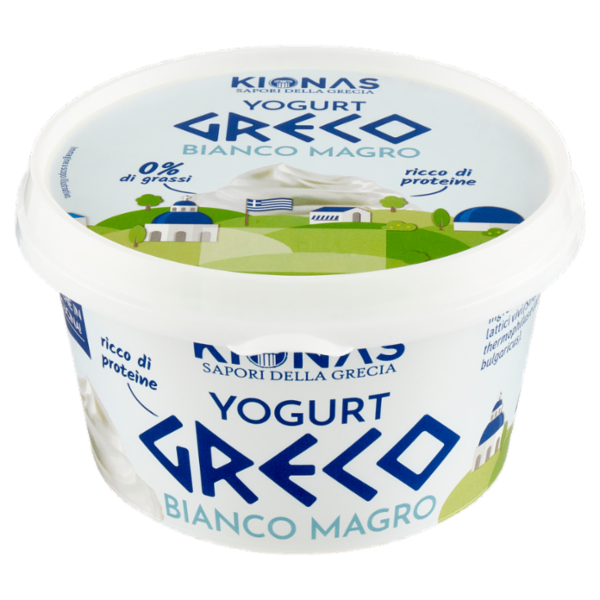 Kionas Yogurt Greco Bianco Magro 0% di grassi 500 g