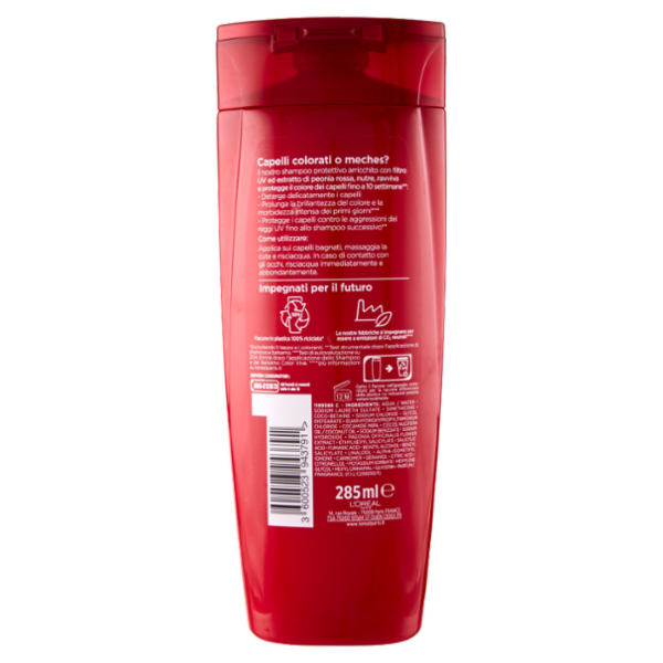 L'Oréal Paris Shampoo Elvive Color Vive, Per Capelli Colorati, 285 ml